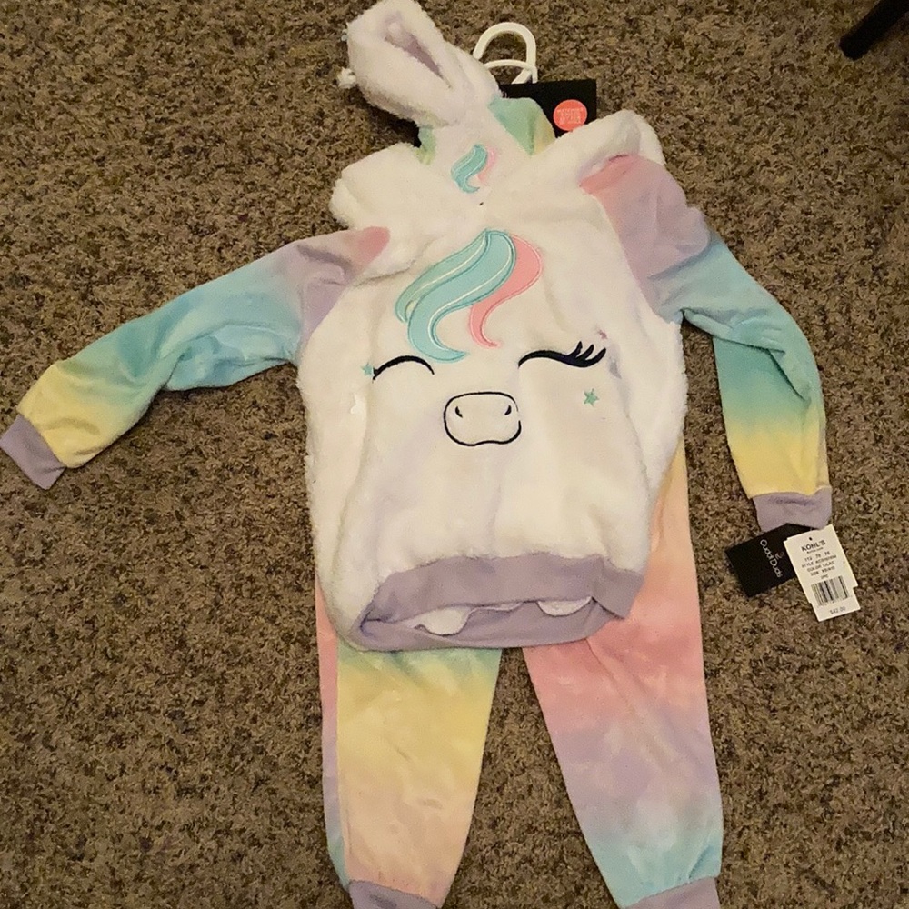 Cuddl Duds 2-piece PJ’s W/ Matching Doll Set- Girl